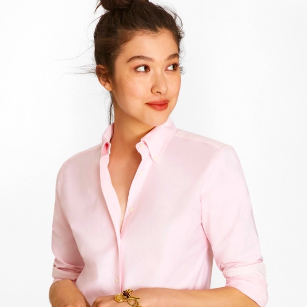 Brooks Brothers button down pink full sleeve shirt